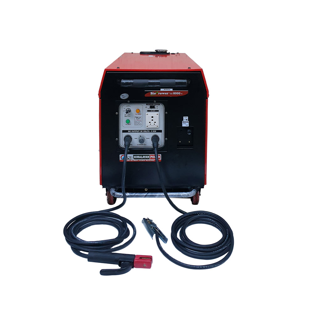 250 Amps - 6 KW, Smart Petrol Welding Generator, Recoil & Self Start Model Silent GE-W8000RS